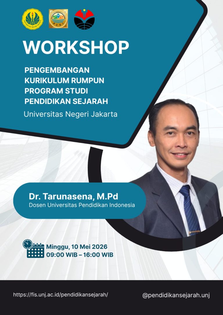 Dr. Tarunasena. M.Pd (Dosen Prodi Pendidikan Sejarah FPIPS UPI) menjadi Pembicara pada "Workshop Pengembangan Kurikulum Rumpun Program Studi Pendidikan Sejarah" di Universitas Negeri Jakarta"