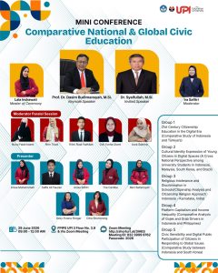 Mahasiswa Program Studi Magister Pendidikan Kewarganegaraan UPI Selenggarakan Mini Conference Bertema Comparative National & Global Civic Education