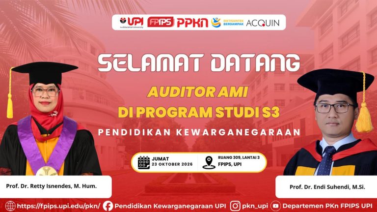 Program Studi S3 Pendidikan Kewarganegaraan UPI Laksanakan Visitasi Audit Mutu Internal (AMI)